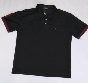Men's Short Sleeve Polo Shirt - Black